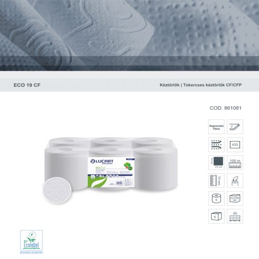 ECO 19 CF tekercses kéztörlő