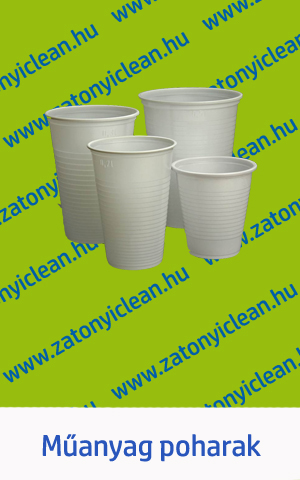 Műanyag poharak