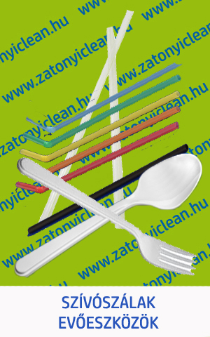 Szívószálak, evőeszközök