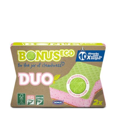 Bonus+ DUO karcmentes mosogatószivacs 2/1 ECO