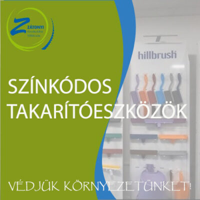 Színkódos takarítóeszközök