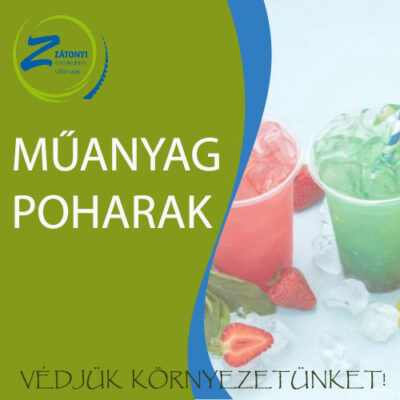 Műanyag poharak