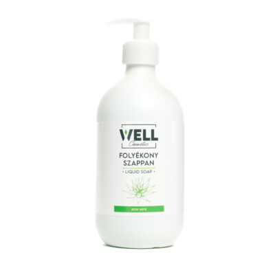 WELL FOLYÉKONY SZAPPAN 500ml pumpás aloe vera