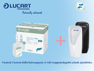 ESSENTIAL FOAM habszappan csomag adagolóval