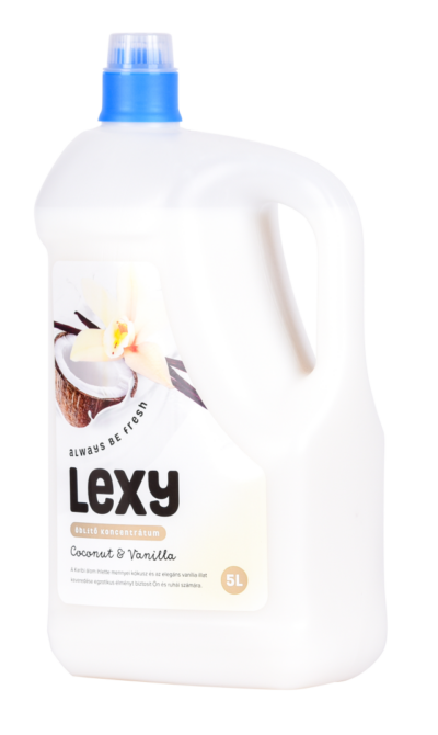 LEXY COCONUT & VANILLA öblítő koncentrátum 5 liter