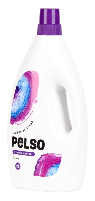 PELSO COLOR folyékony mosószer színes ruhákhoz 2 liter