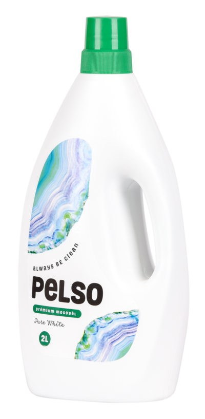PELSO PURE WHITE folyékony mosószer fehér ruhákhoz 2 liter