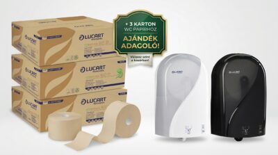 LUCART 900ID WC papír ajándék adagolóval